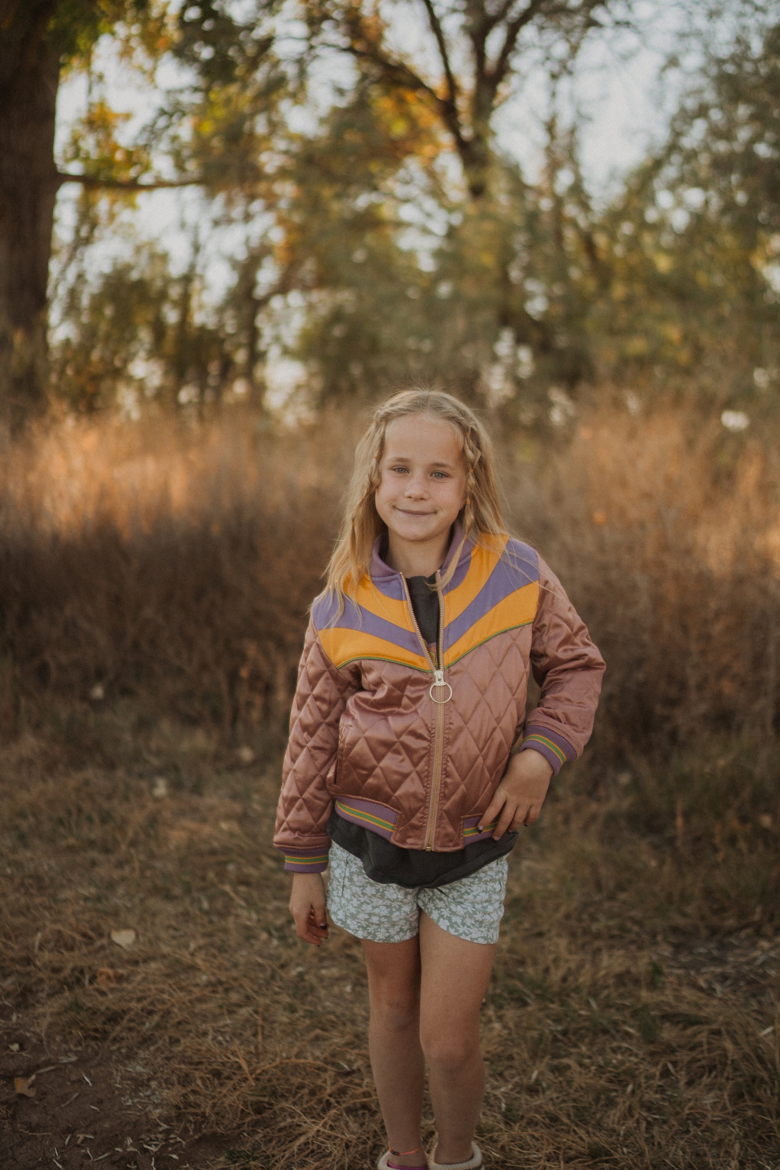 Little Girl's Pink Sunset Jacket