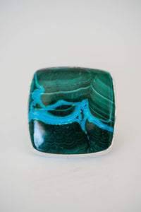 Celine Ring | Azurite Malachite