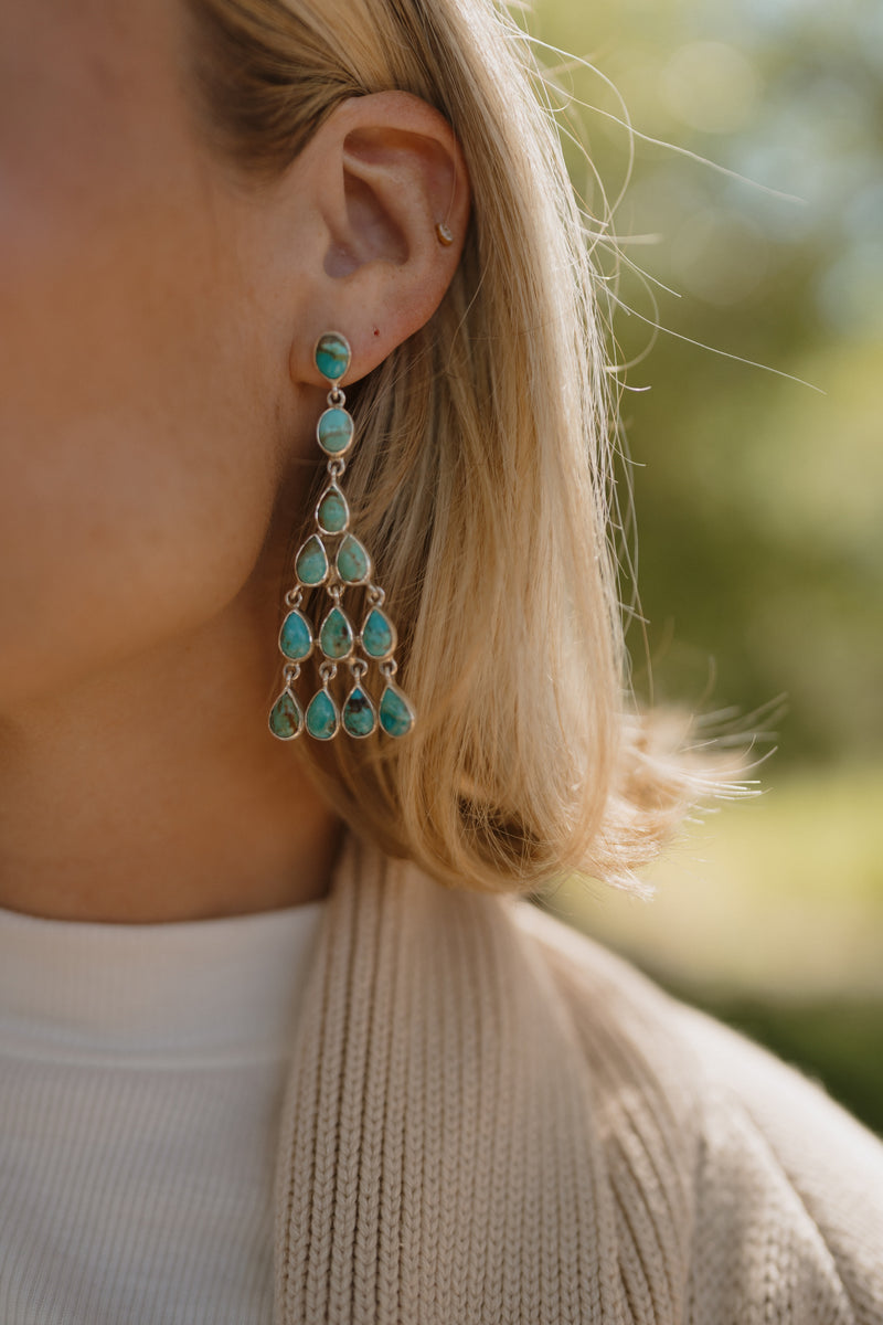 Janelle Earrings | Turquoise