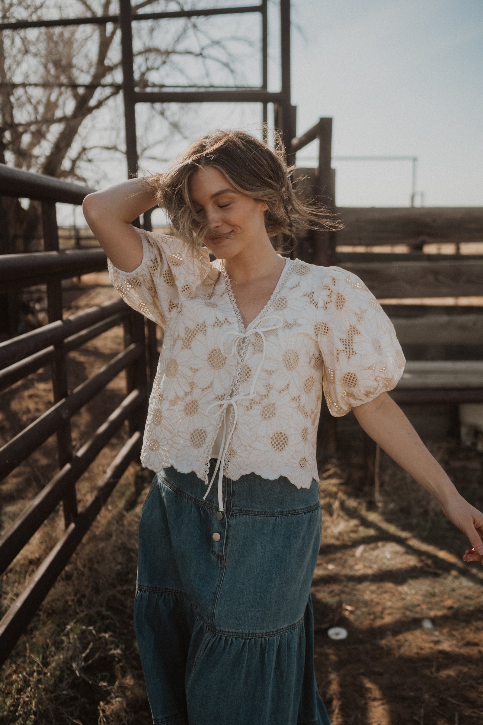 Golden Daisies Blouse