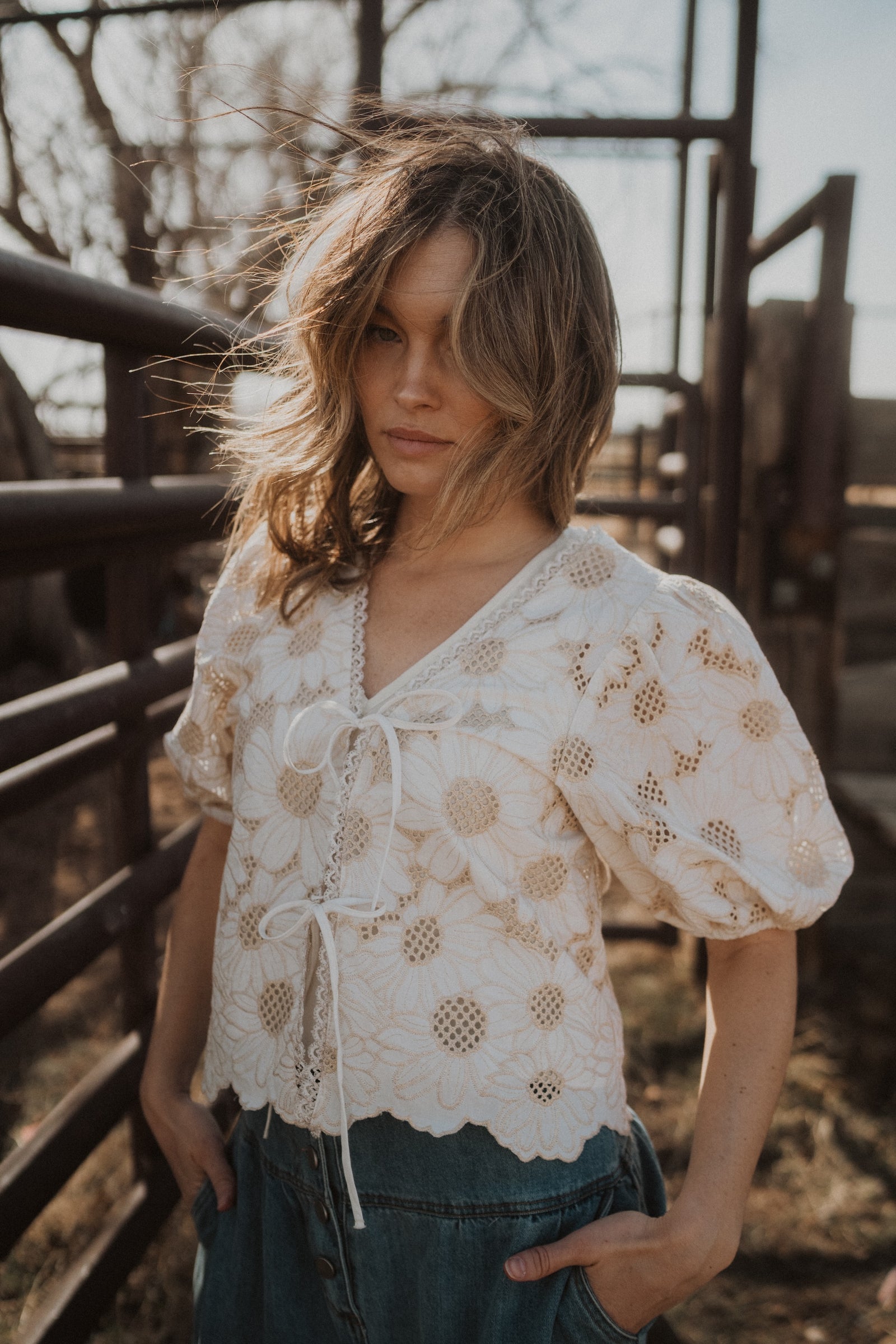 Golden Daisies Blouse