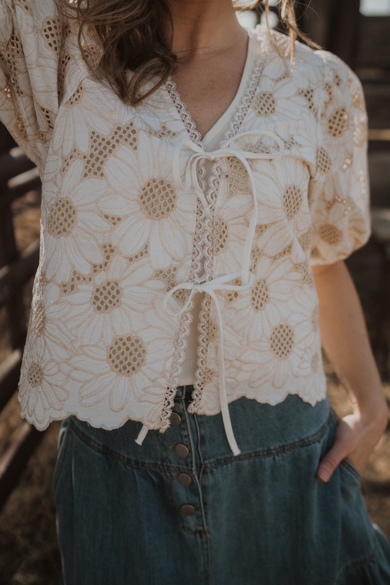 Golden Daisies Blouse