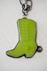 Colorful Boots Necklace