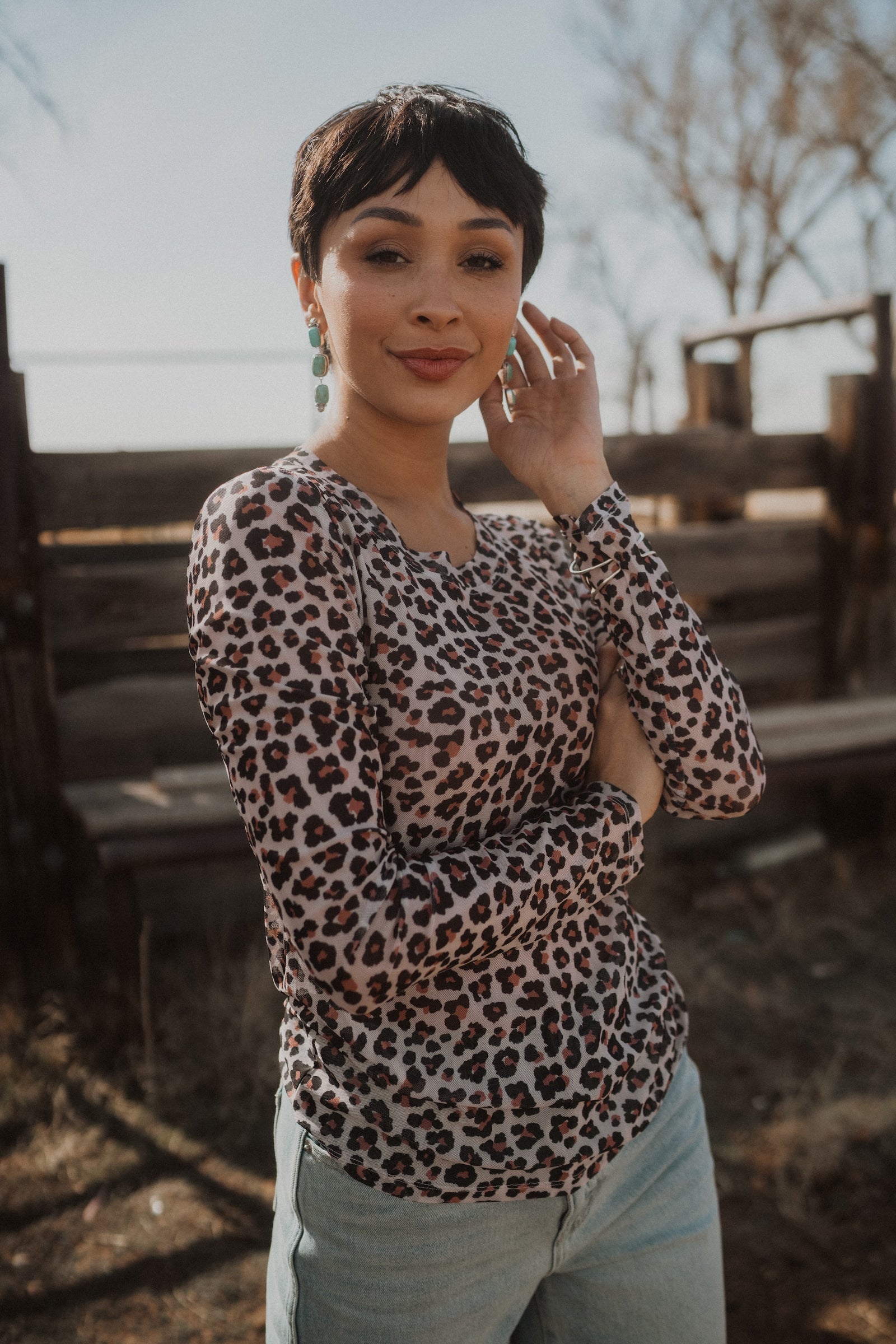 Leopard Top