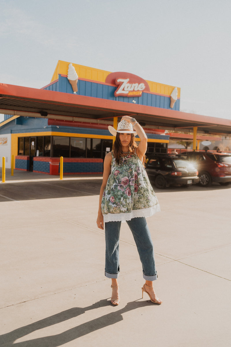 My Grandma's Couch Babydoll Dress - Vintage