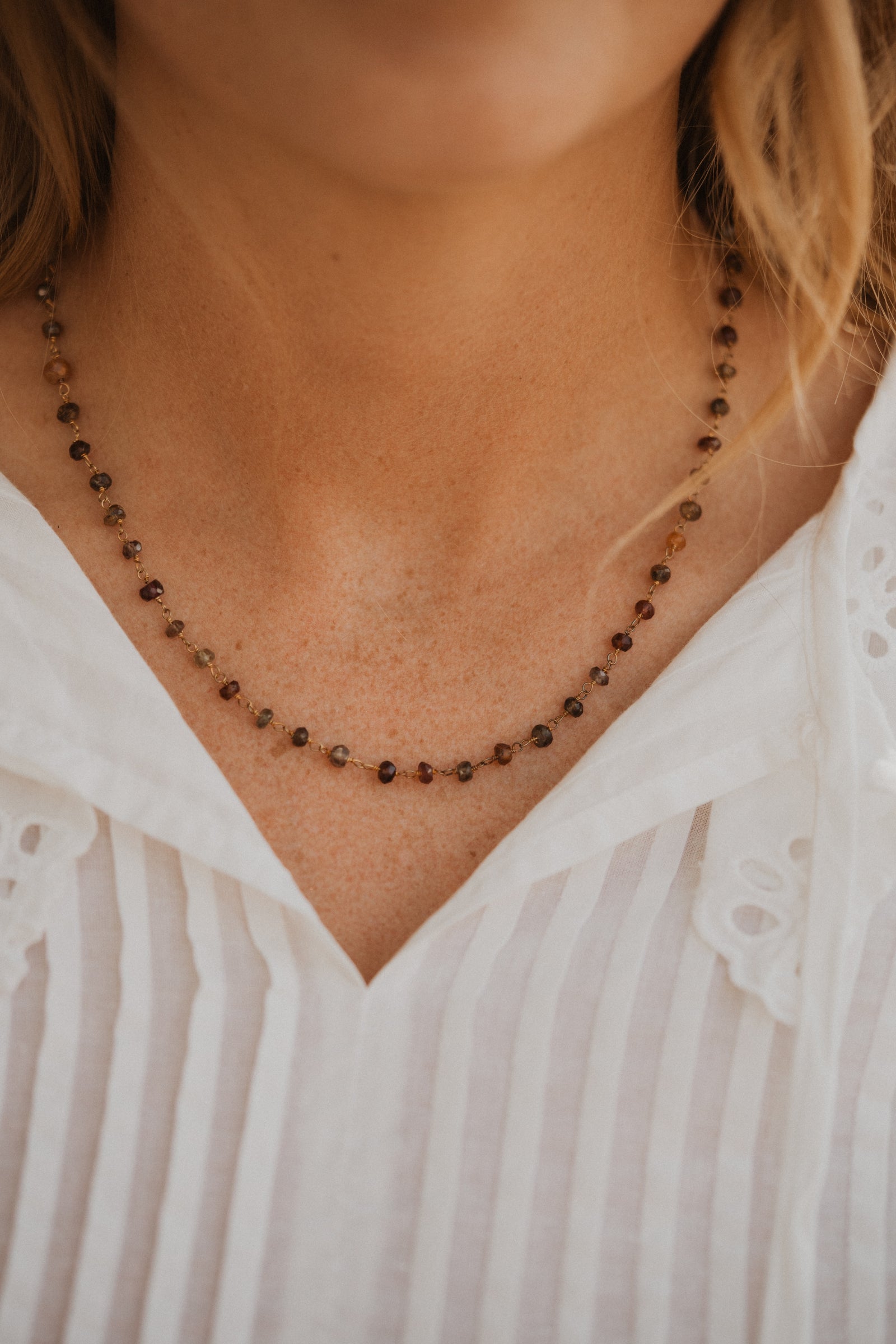 Marshall Necklace | Multi Sapphire