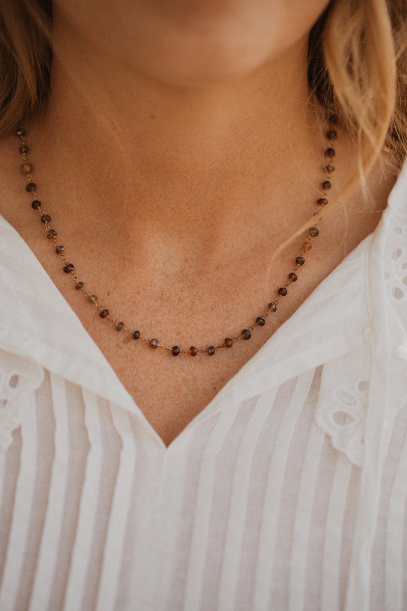 Marshall Necklace | Multi Sapphire