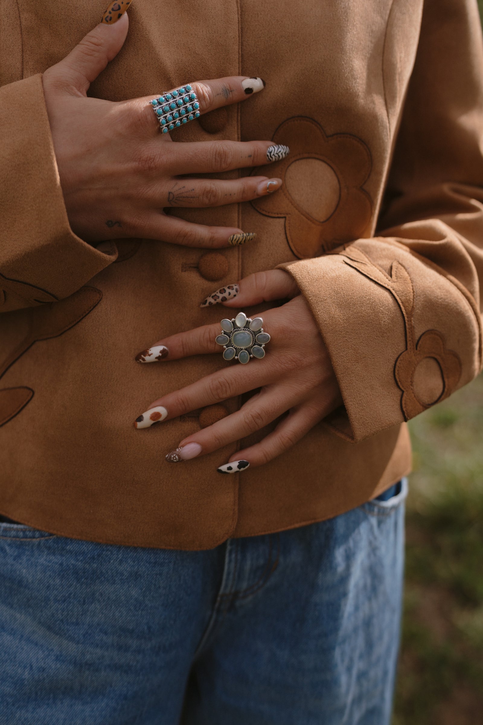 Lamont Ring | Aqua Chalcedony