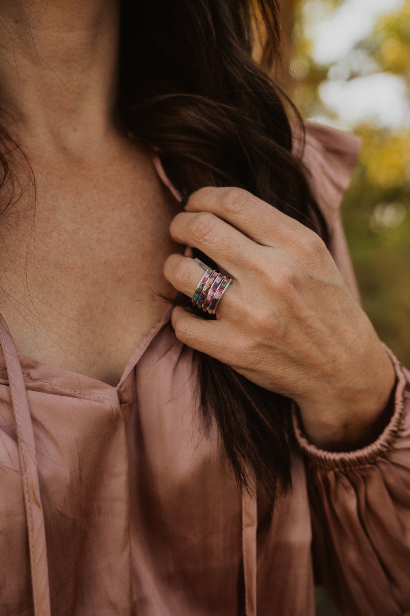 Alano Ring | Pink Spiny Turquoise