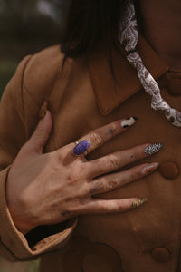 Sunny Ring | Purple Charoite | #3