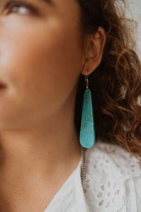 Evangeline Earrings | #10 | Turquoise