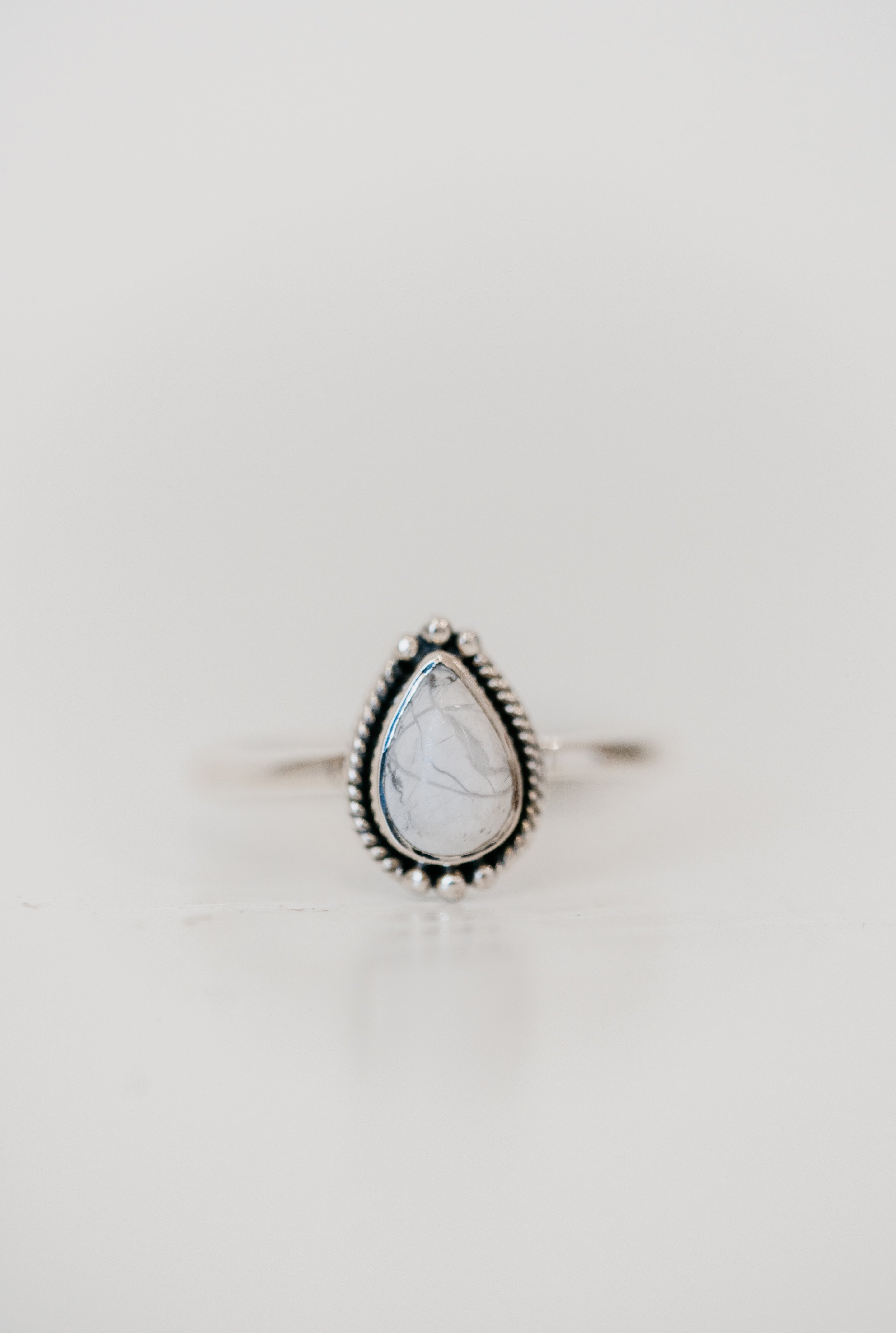 Purelight Ring | Howlite – Goldie Lew Jewelry