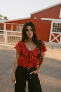 Ruby Red Top