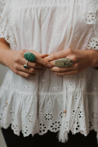 Penny Lane Ring | Rainforest Jasper