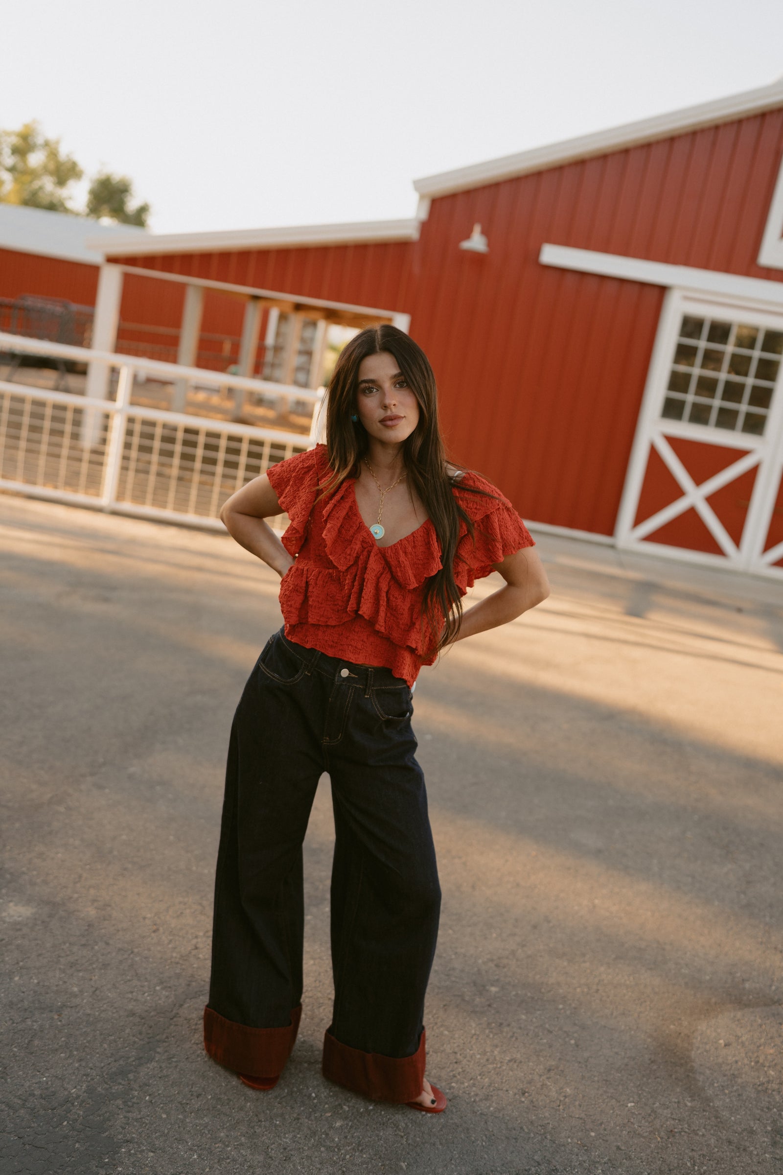 Ruby Red Top