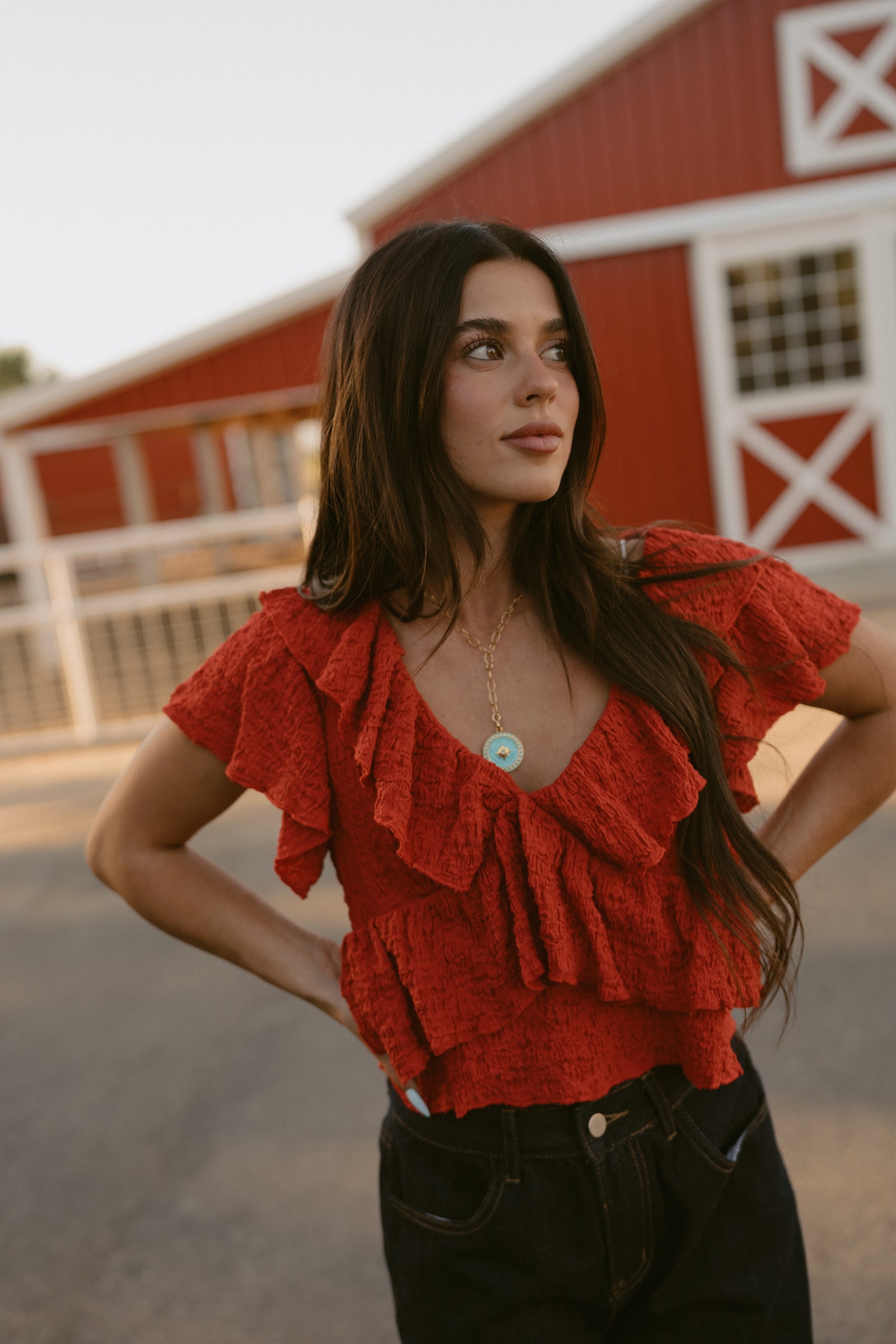 Ruby Red Top