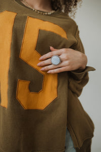 Lizzy Ring | Blue Lace Agate