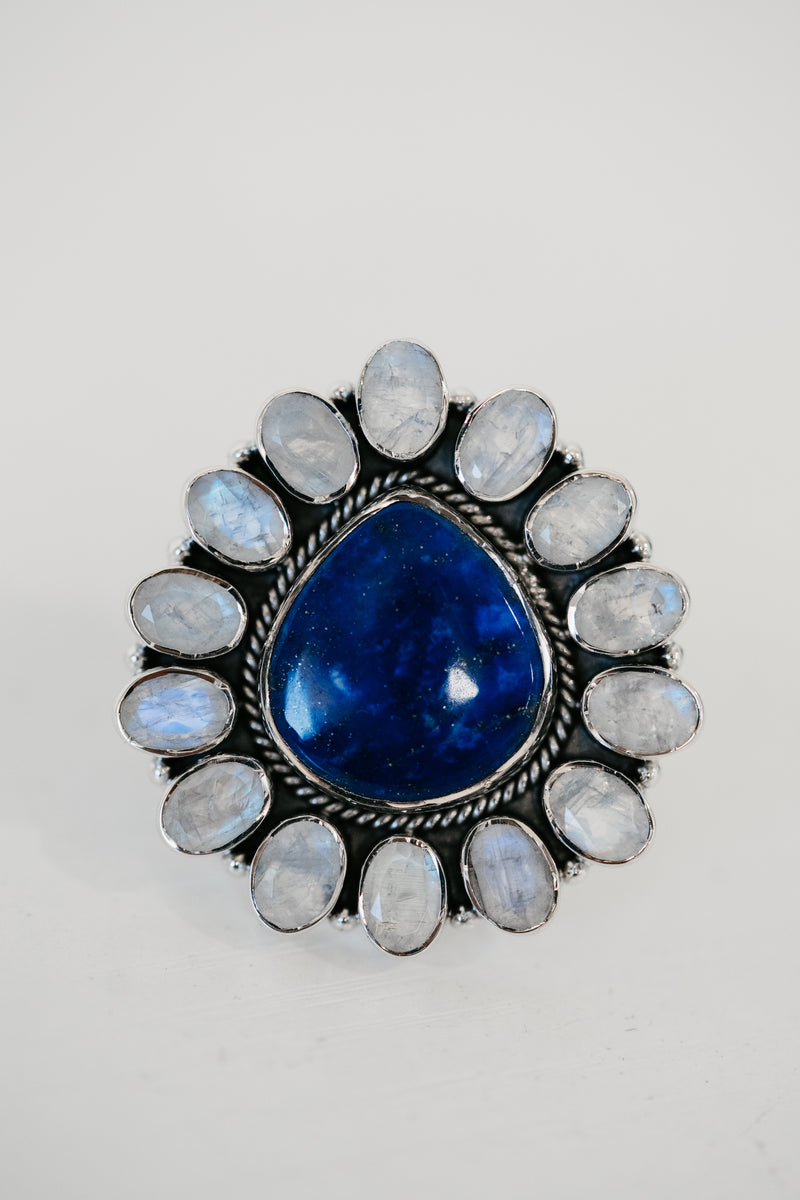 Johannes Ring | Blue Lapis + Moonstone