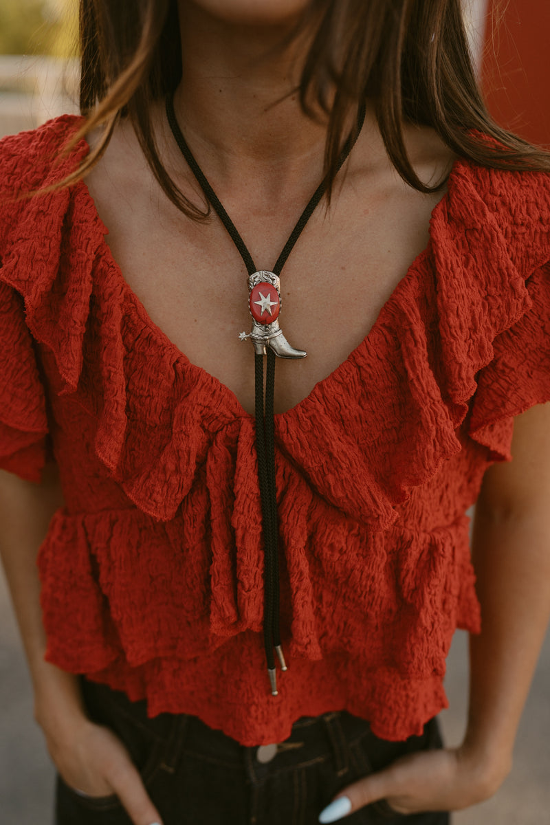 American Sweetheart Bolo Tie