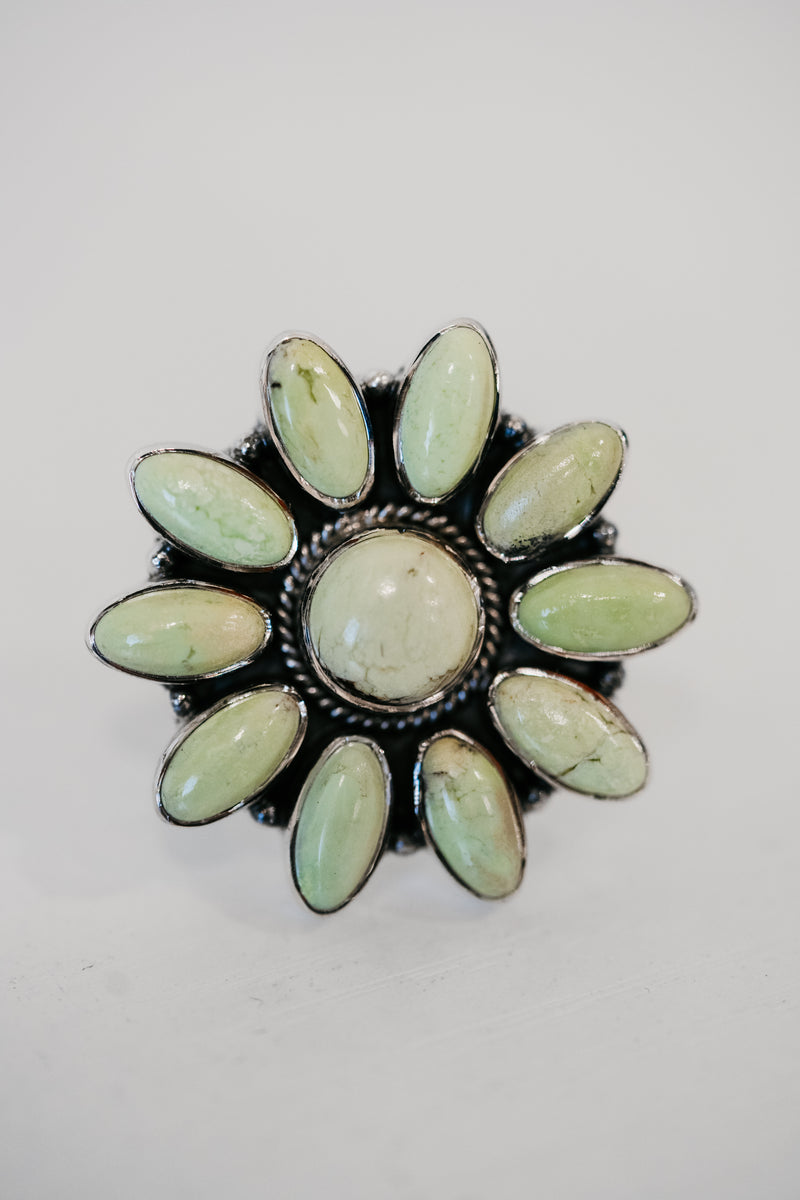 Melania Ring | Lemon Chrysoprase