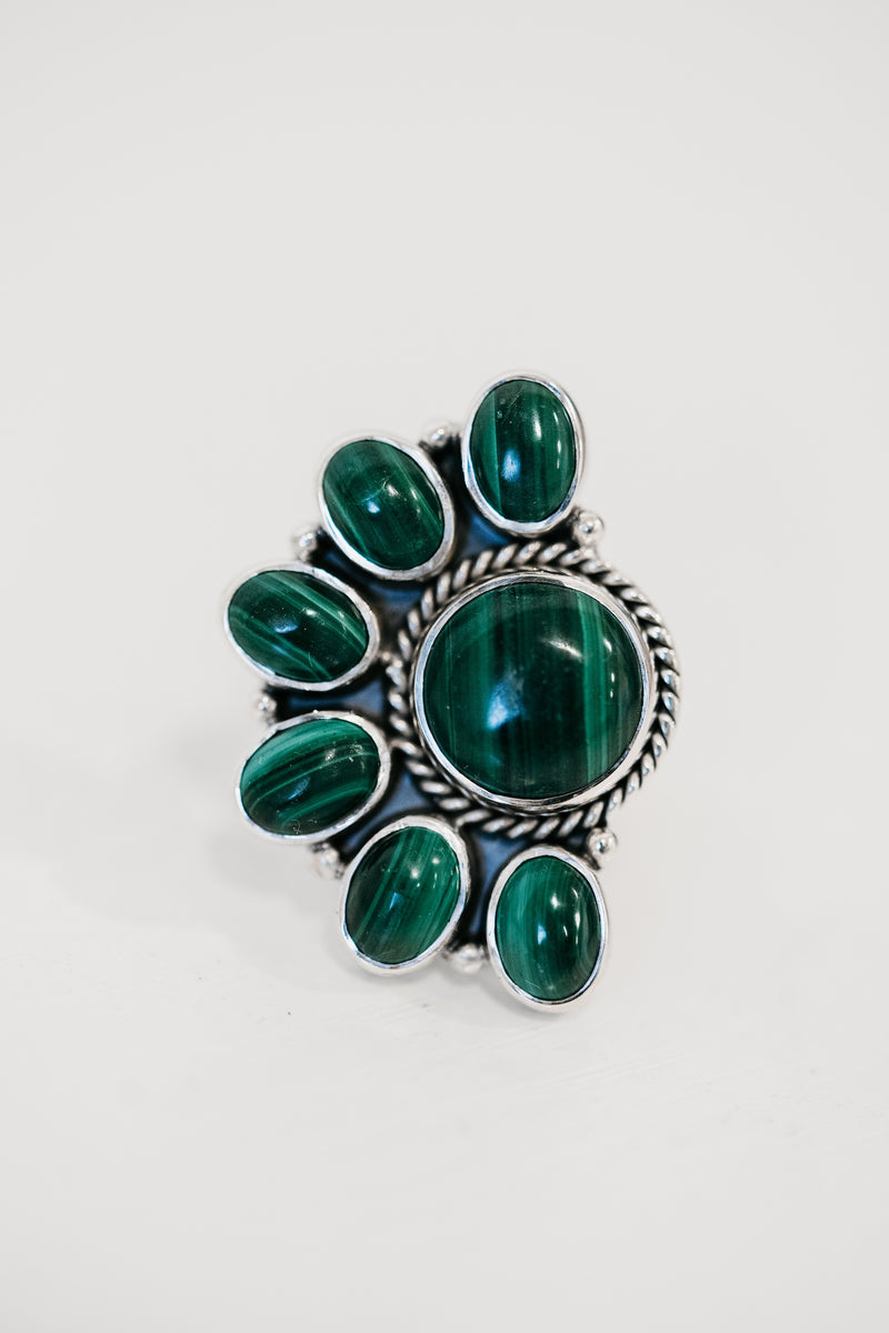 Melona Ring | Malachite