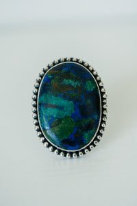 Betsy Ring | Azurite Quartz