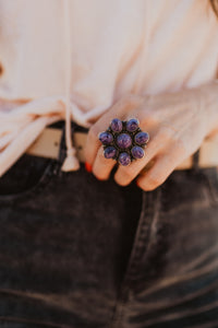 Tatum Ring | Purple Charoite