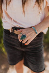 Betsy Ring | Azurite Quartz