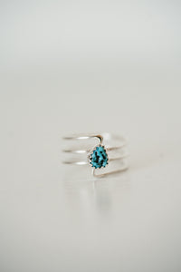 Rosie Line Ring | Turquoise