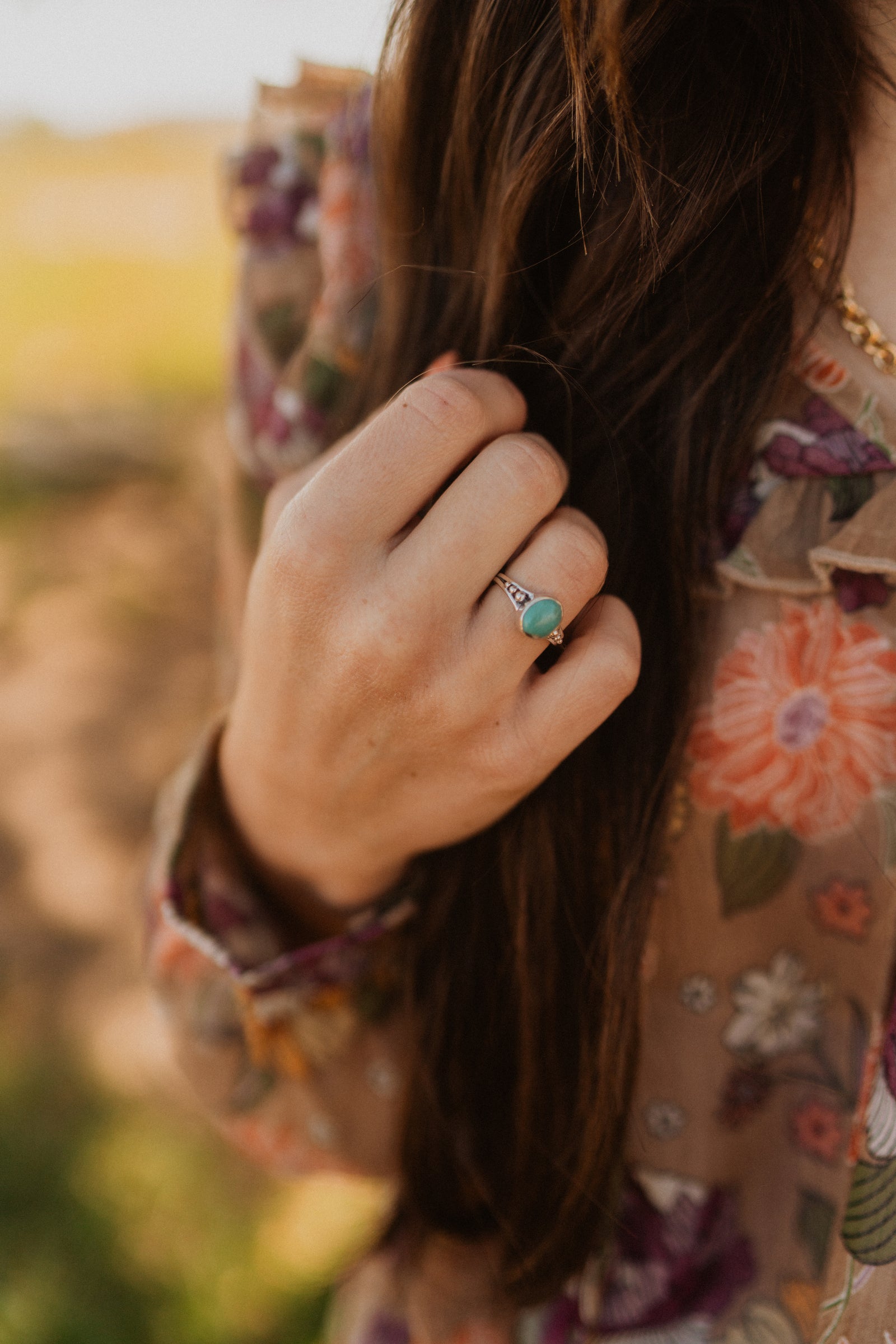Stassie Ring | Mexican Turquoise