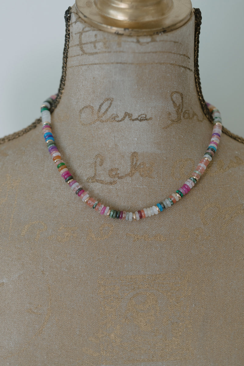 Naylor Necklace  | Pink