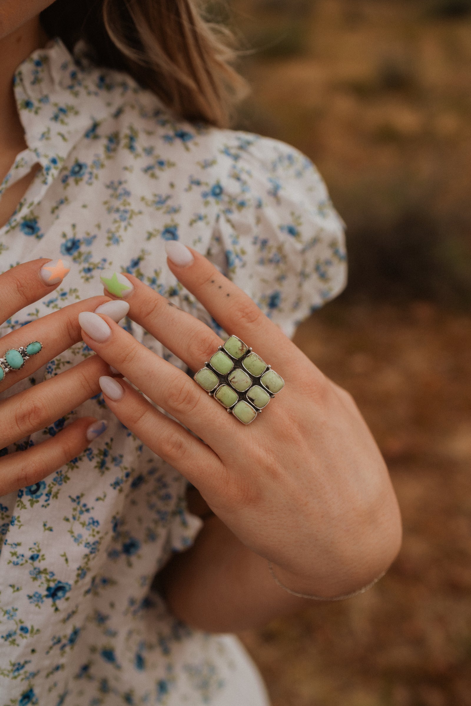 Jolie Ring | Lemon Chrysoprase