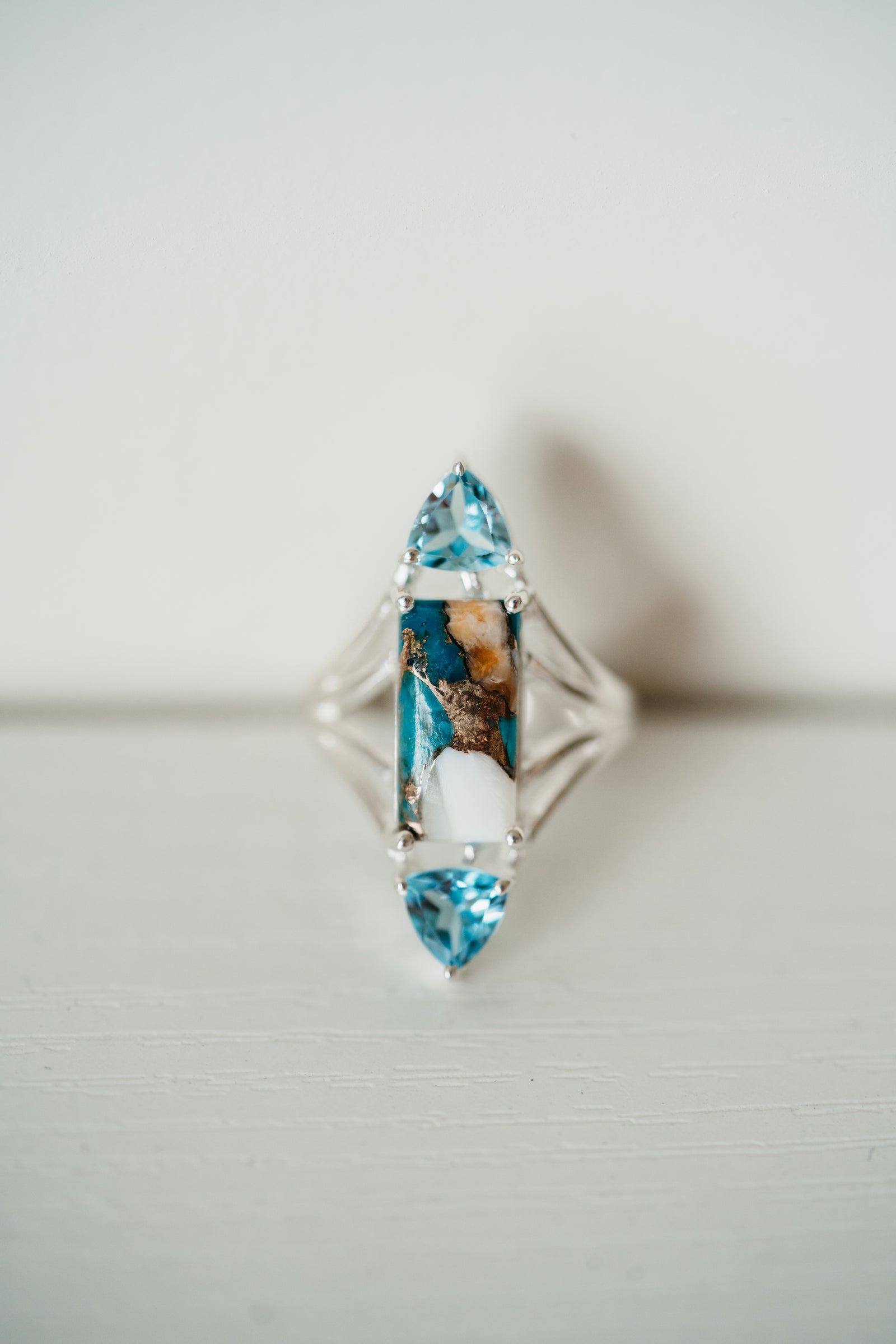 Vale Ring | Spiny Turquoise + Amethyst