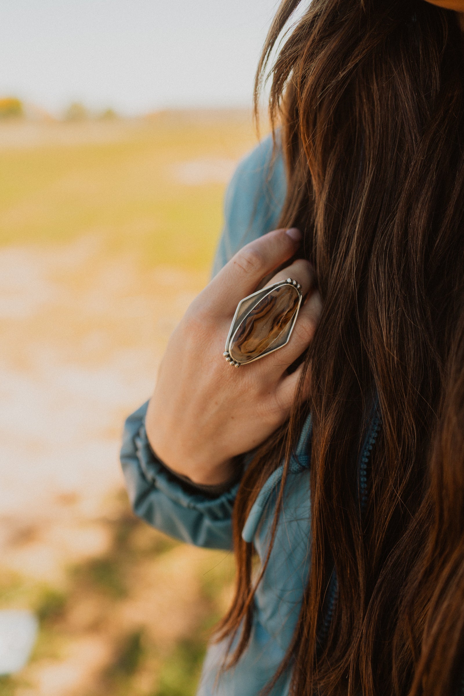 Jenni Kait Ring | Montana Agate