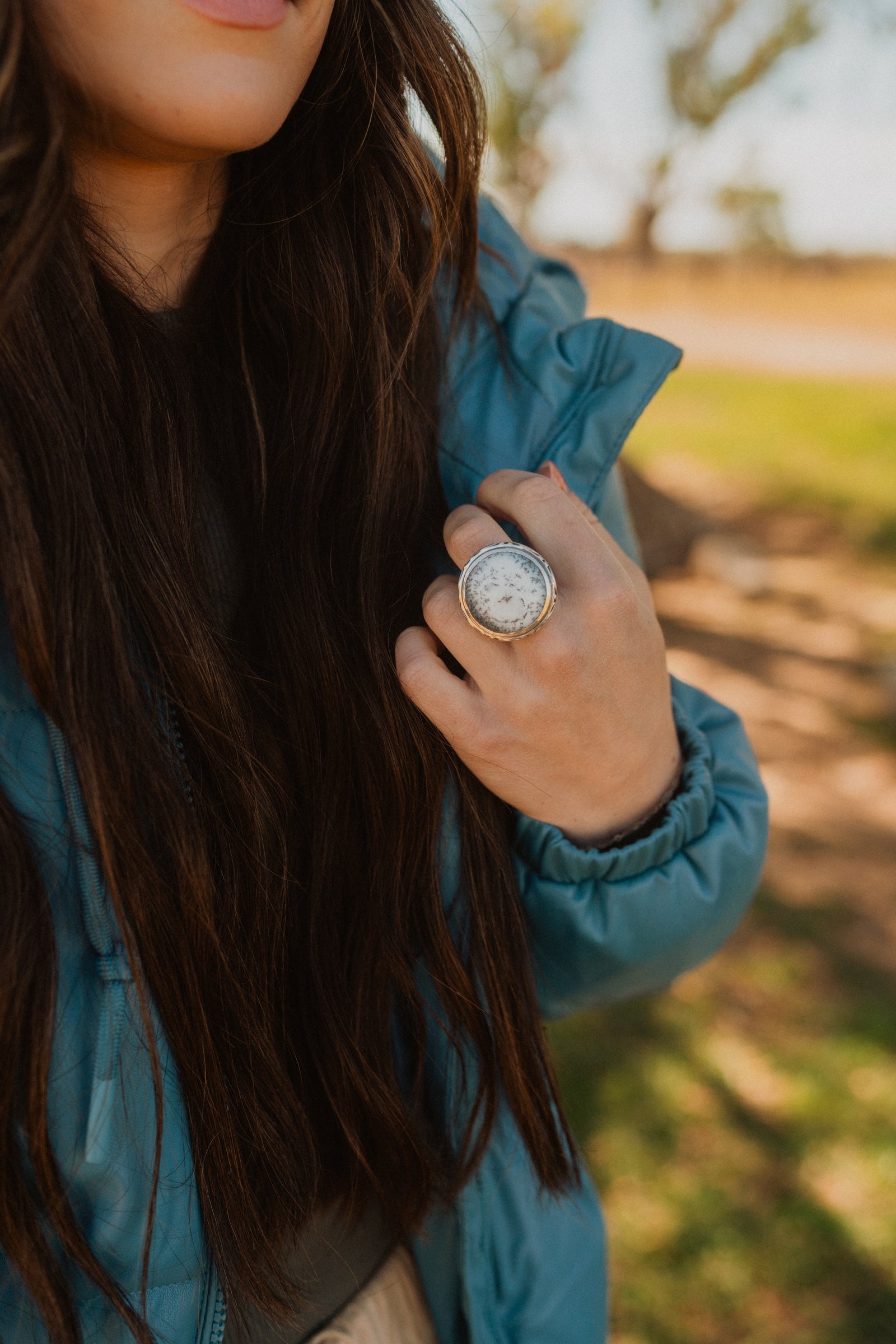 Kaia Ring | Dendritic Opal