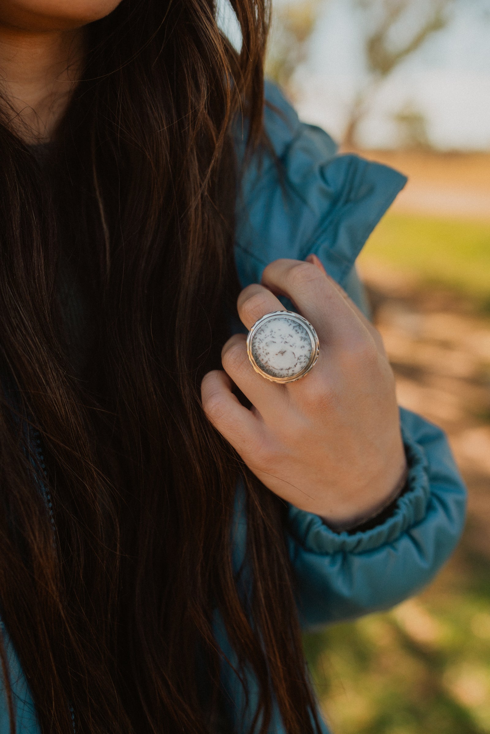 Kaia Ring | Dendritic Opal