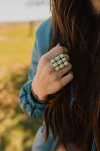 Jolie Ring | Lemon Chrysoprase