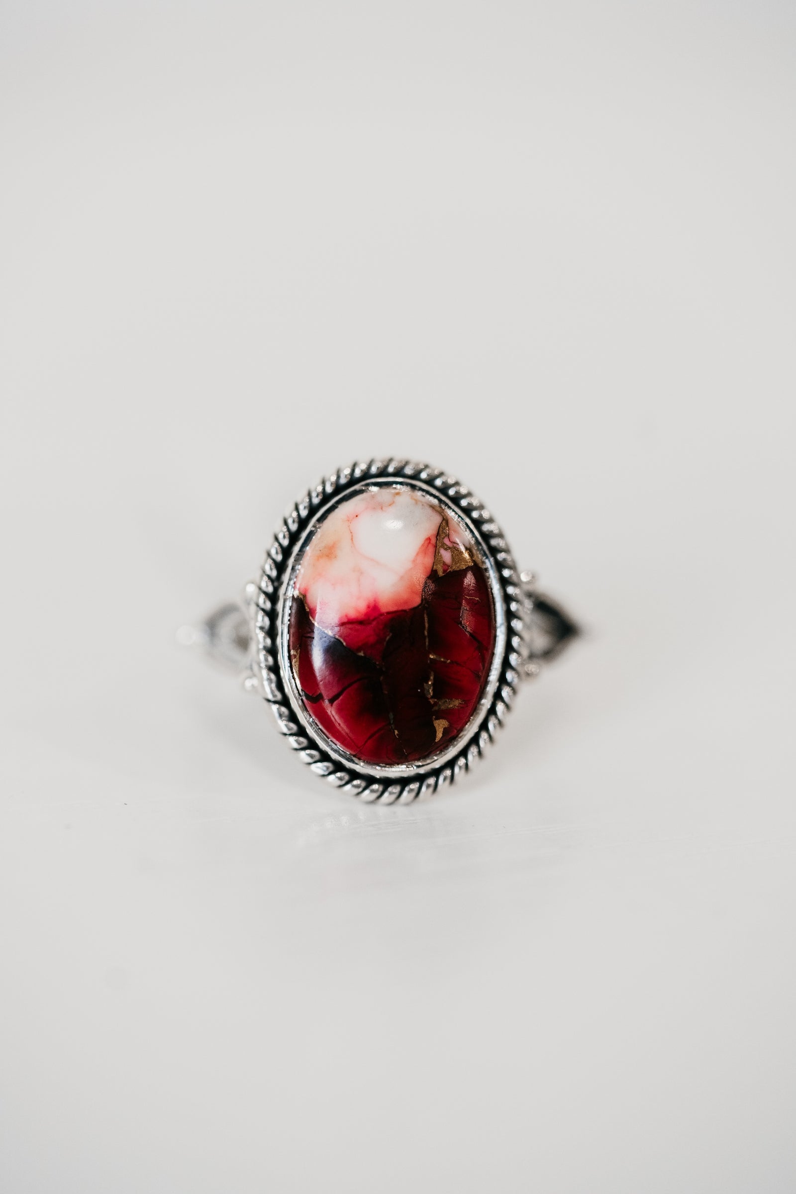 Ruelle Ring | Red Rose Dahlia