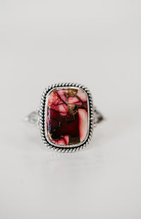 Ruelle Ring | Red Rose Dahlia