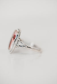 Ruelle Ring | Red Rose Dahlia
