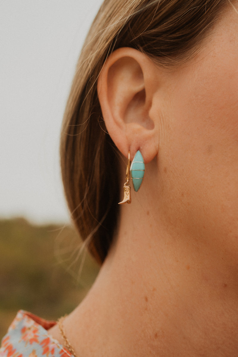 Roby Earrings | Turquoise
