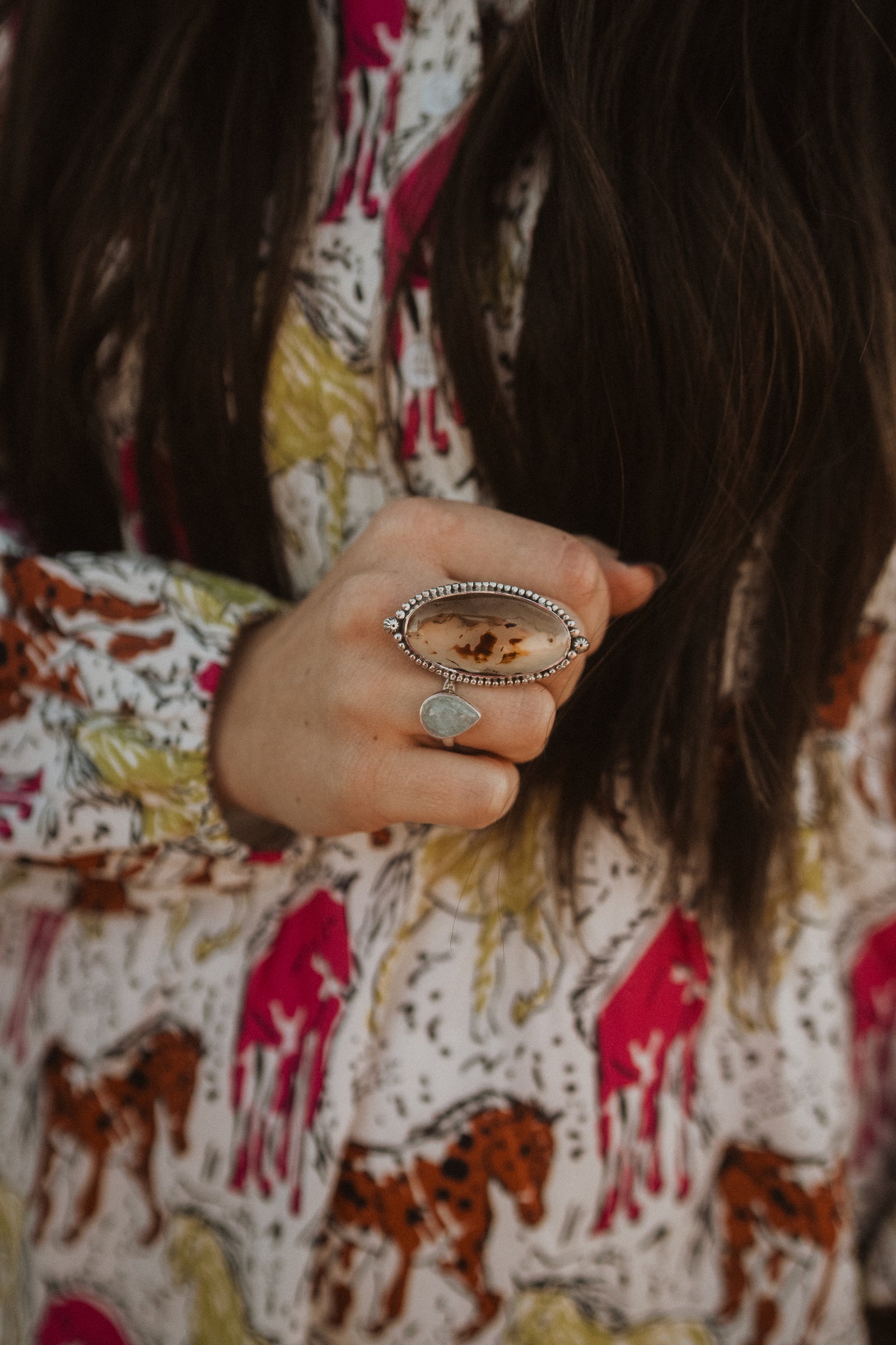 Aaliyah Ring | Montana Agate