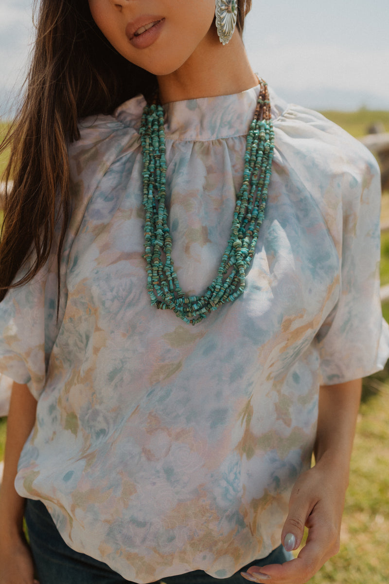 Bonzai Necklace| Turquoise Chippy - FINAL SALE