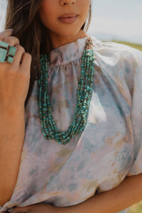 Bonzai Necklace| Turquoise Chippy - FINAL SALE