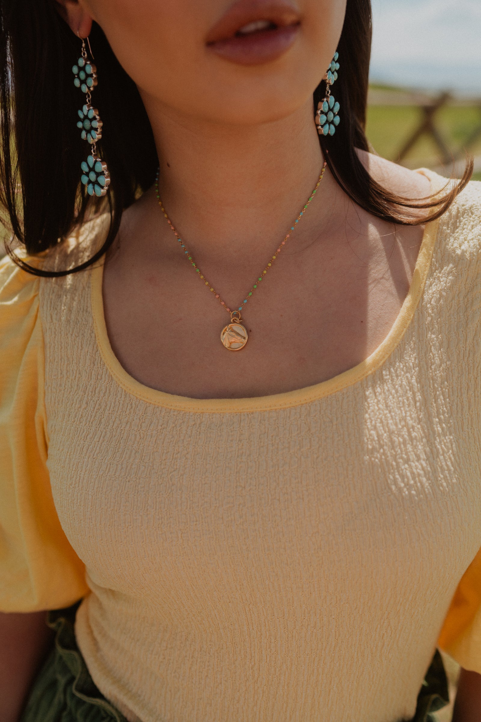 Colorful Pony Necklace