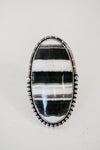 Henson Ring | Zebra Calcite