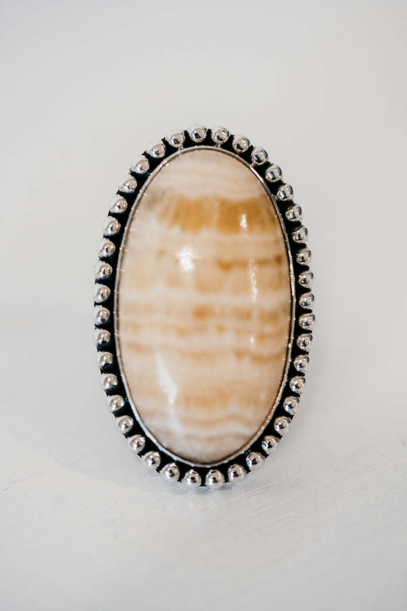Betsy Ring | Honeycomb Calcite