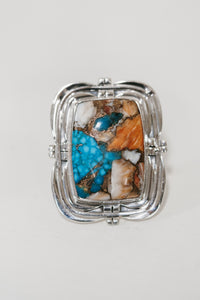 Knoxville Ring | Spiny Oyster Turquoise