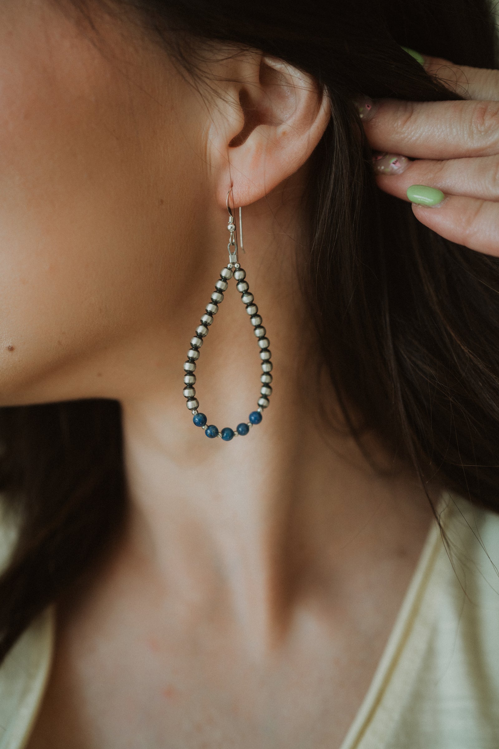 Shirley Earrings | Blue Lapis