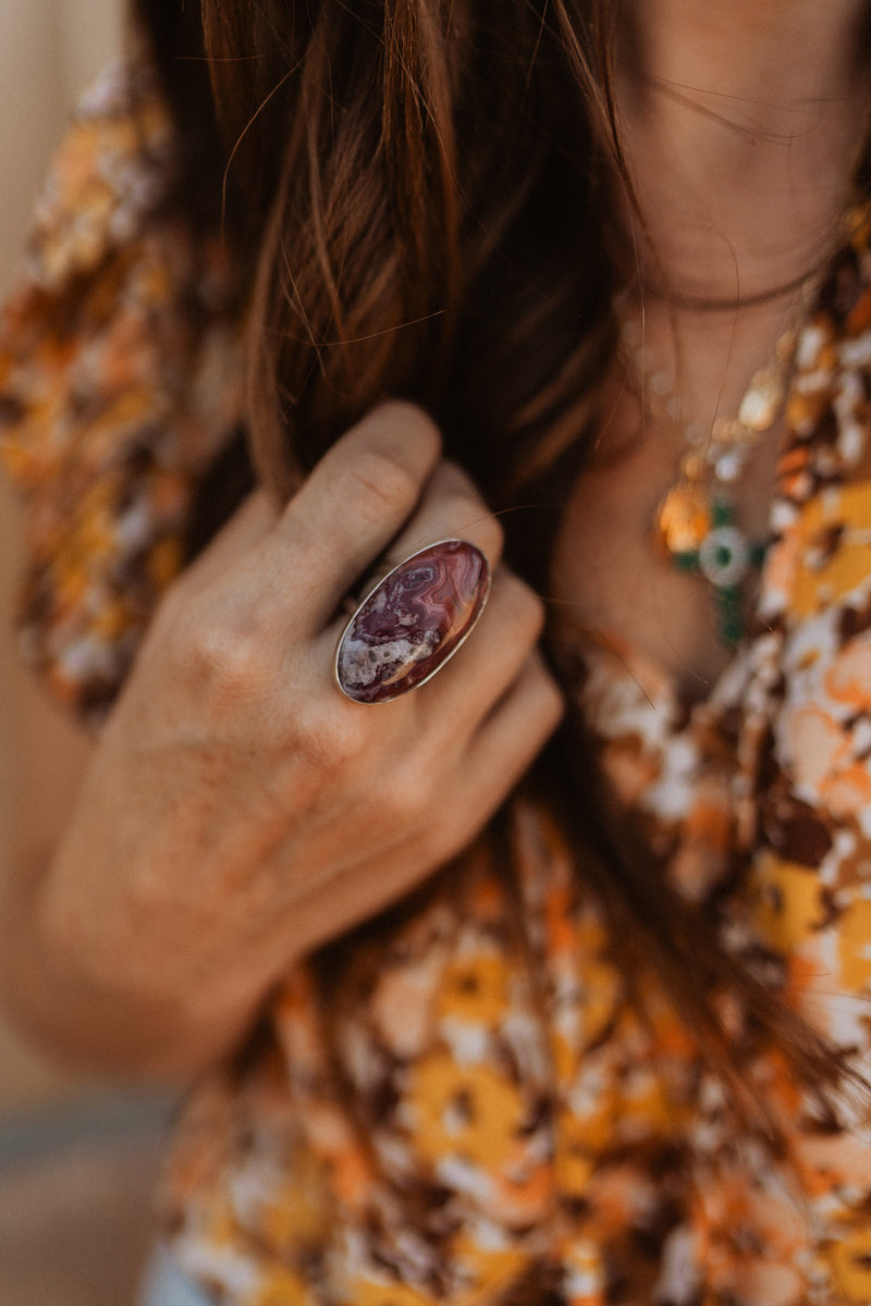 Charline Ring | Crazy Lace Agate